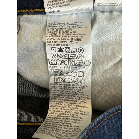 Levi's 505 Straight Leg Jeans16M 33x32 Envelope Button Pockets - Picture 7 of 9